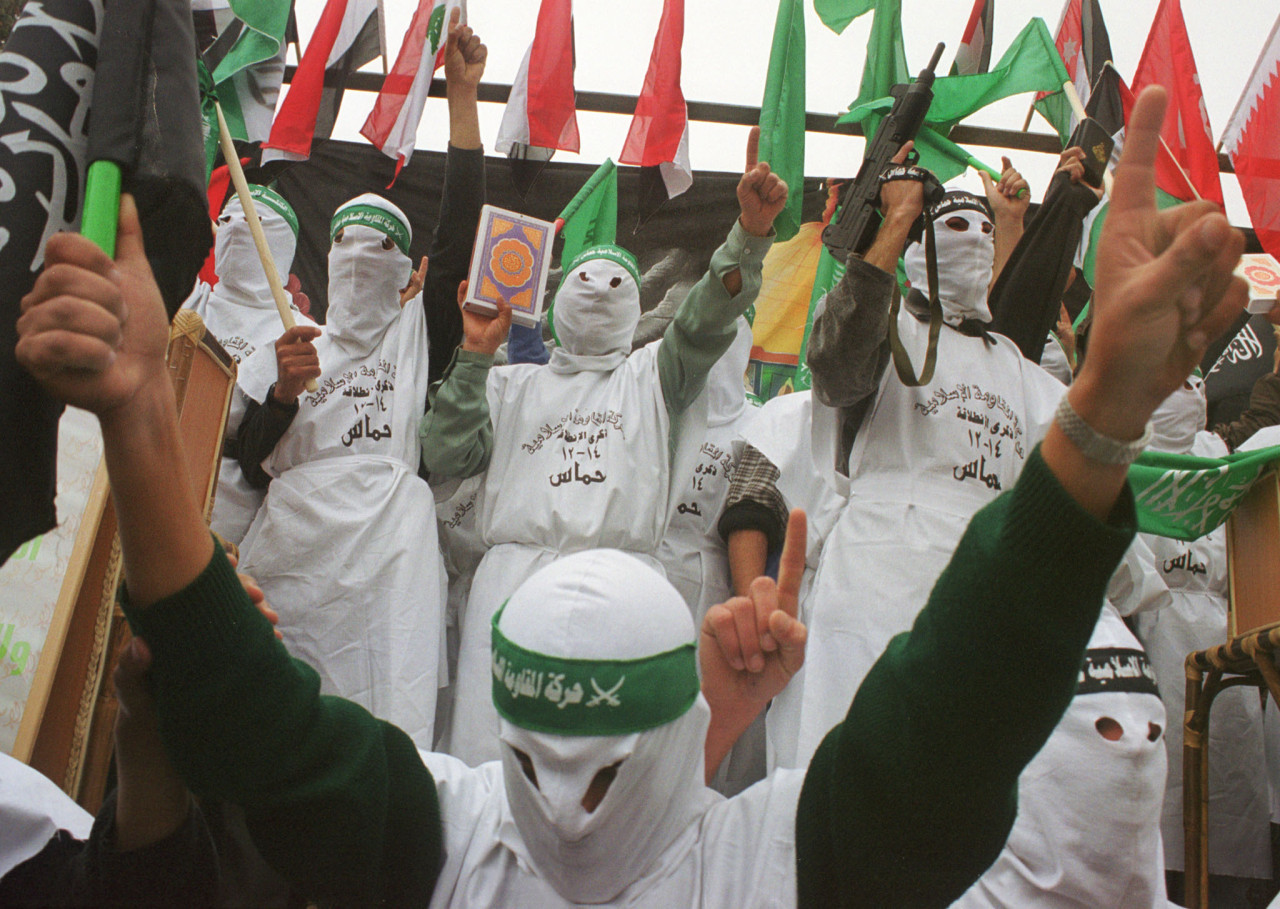 Manifestación del Hamas en el año 2000. Foto: Reuters.