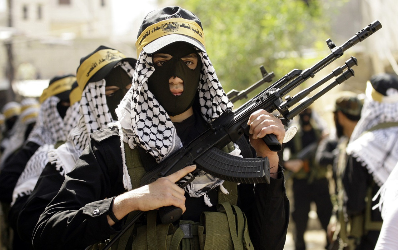 Militantes de las Brigadas de Al-Aqsa. Foto: Reuters.