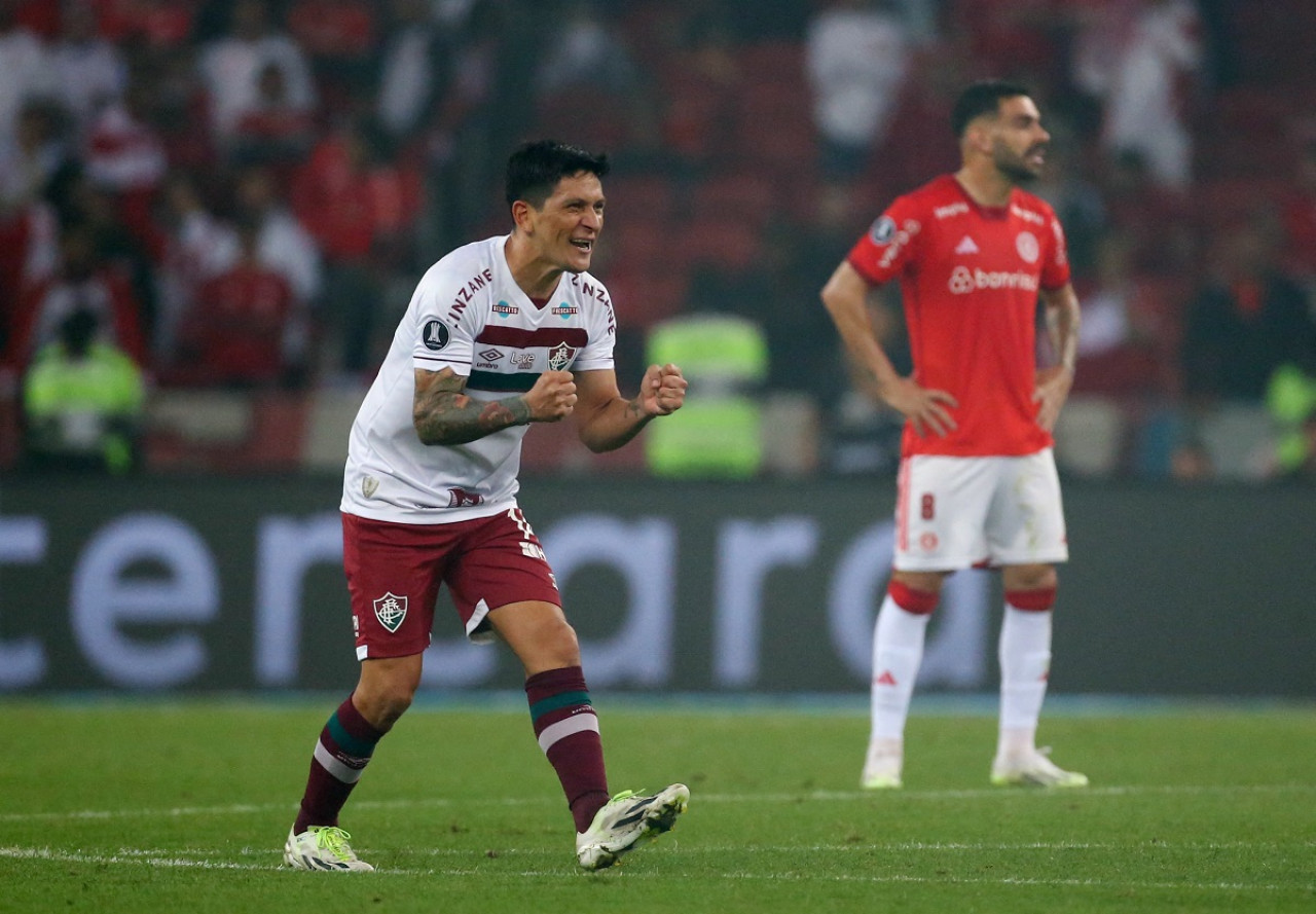 Germán Cano marcó el gol de la clasificación de Fluminense ante Inter. Foto: Reuters.