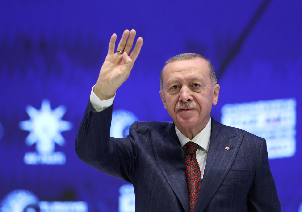 Presidente de Turquía, Recep Tayyip Erdogan. Foto: Reuters.