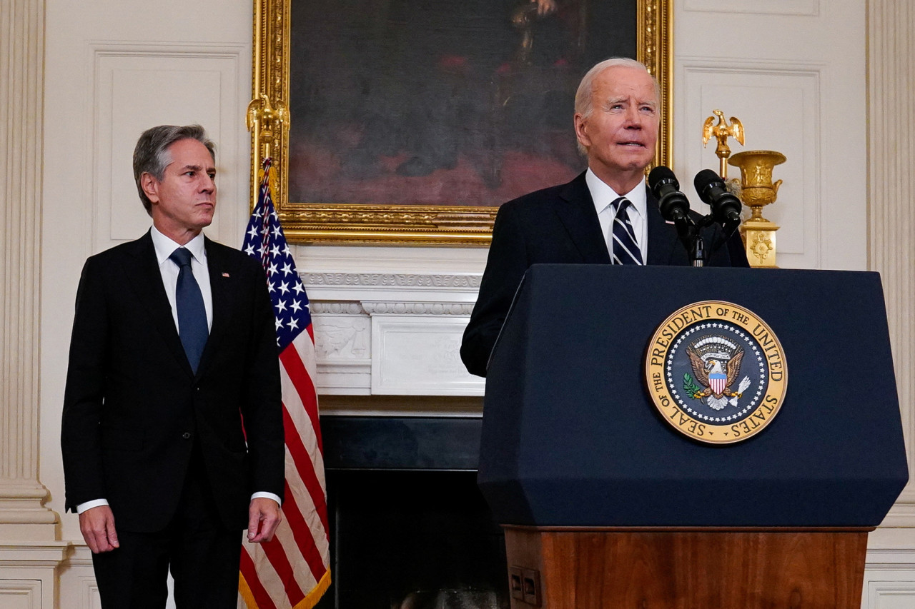 Joe Biden y Antony Blinken. Foto: Reuters.