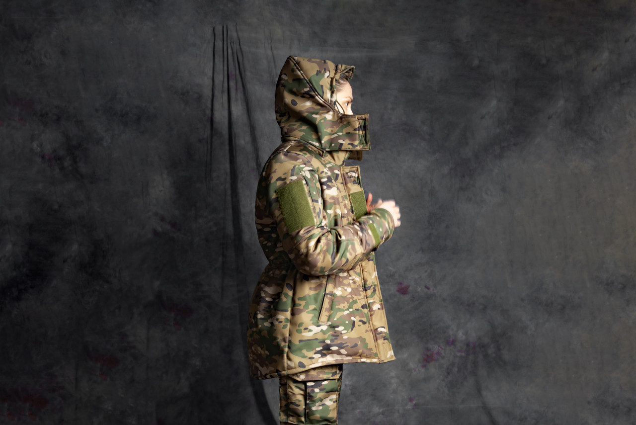 Mujer soldado ucraniana. Foto: EFE.