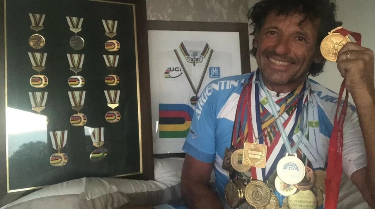 El exciclista olímpico Juan Curuchet. Foto: Instagram