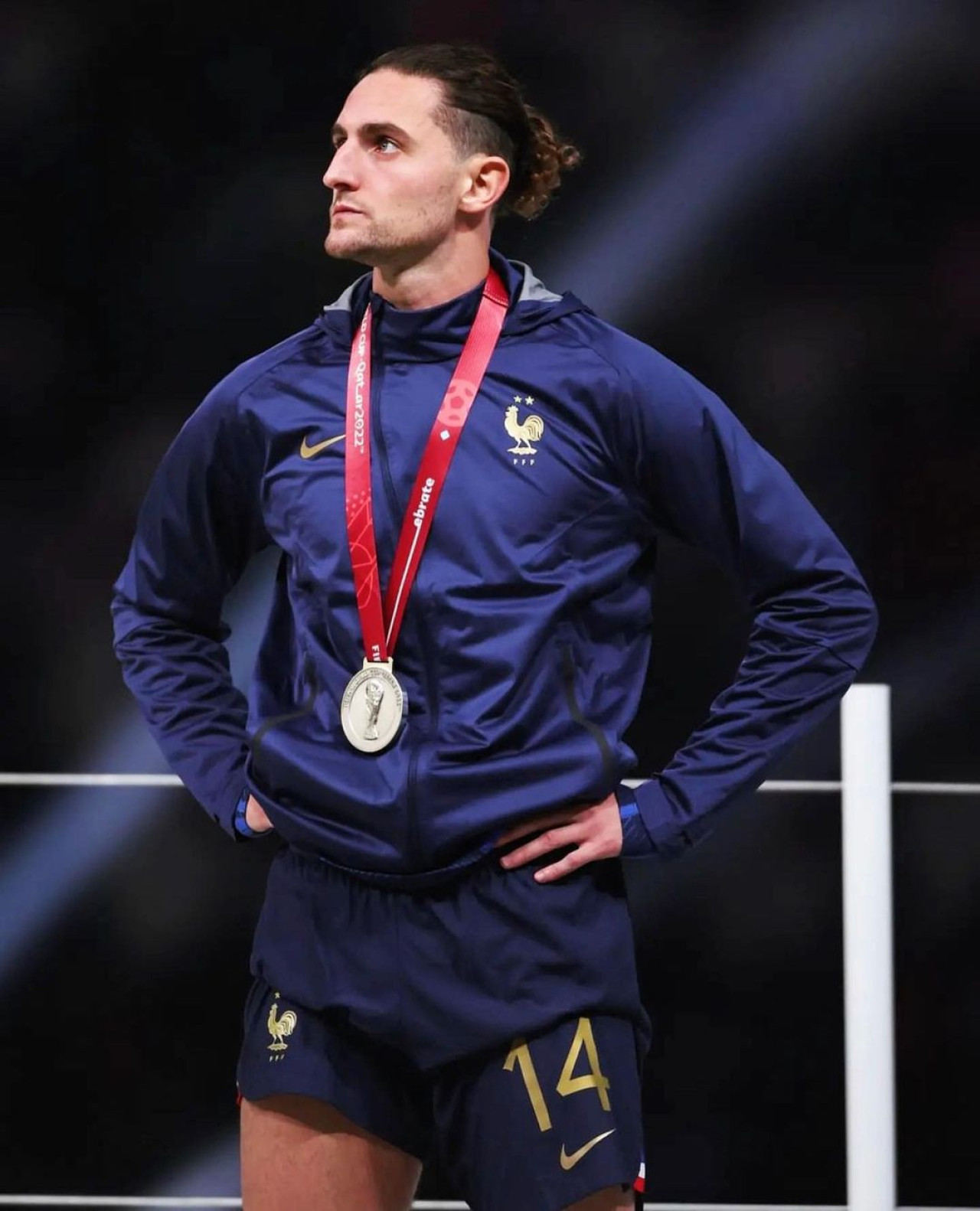 Adrien Rabiot, subcampeón del mundo con Francia. Foto: Instagram.