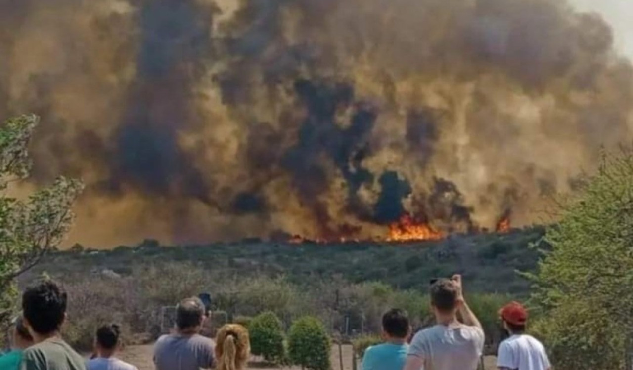 Incendios en Córdoba. Foto: NA.