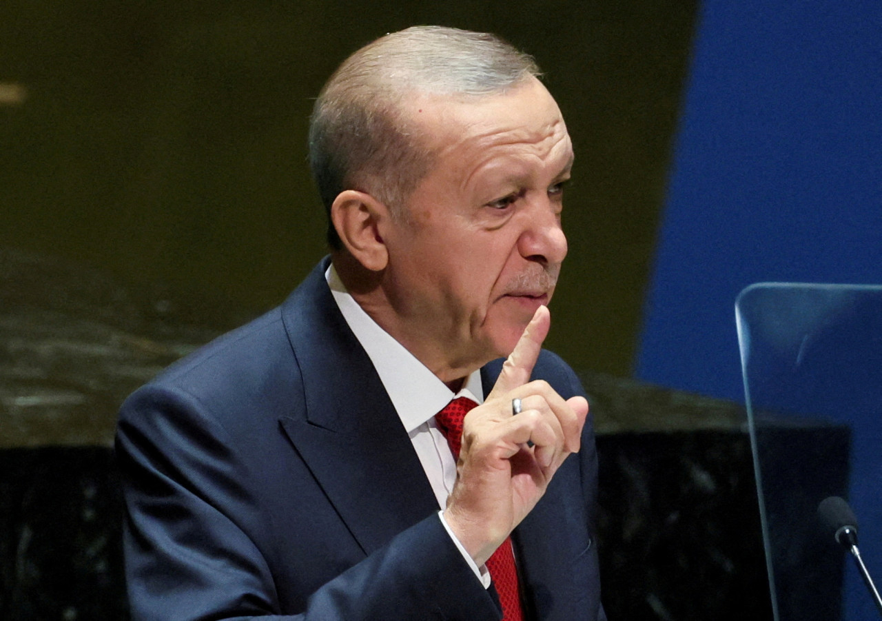Erdogan, presidente de Turquía. Foto: Reuters.