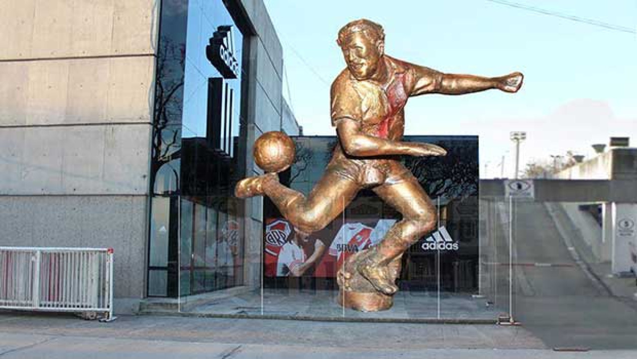 Estatua de Ángel Labruna. Foto: River Plate