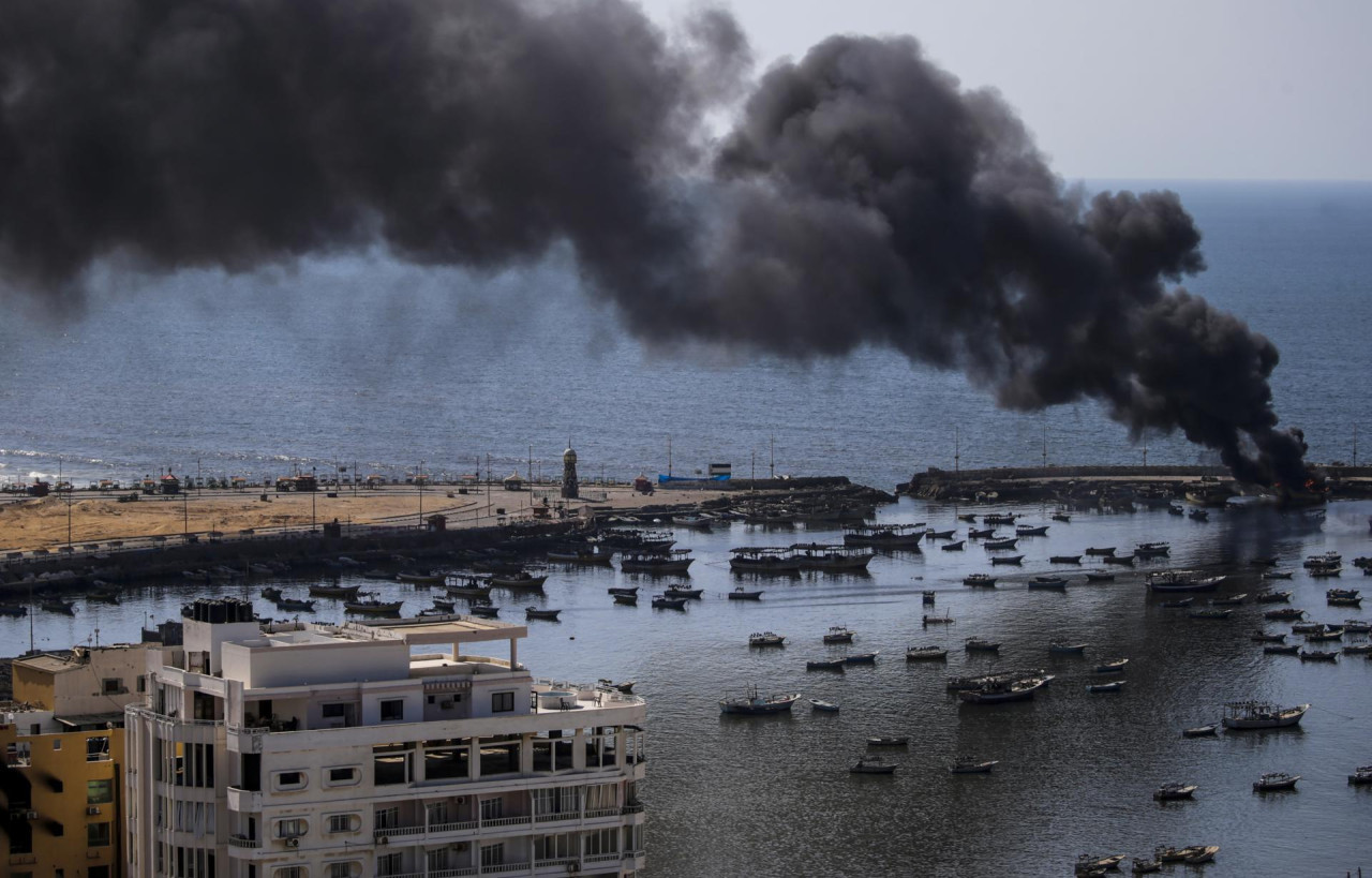Ataque de Israel en Gaza. Foto: EFE