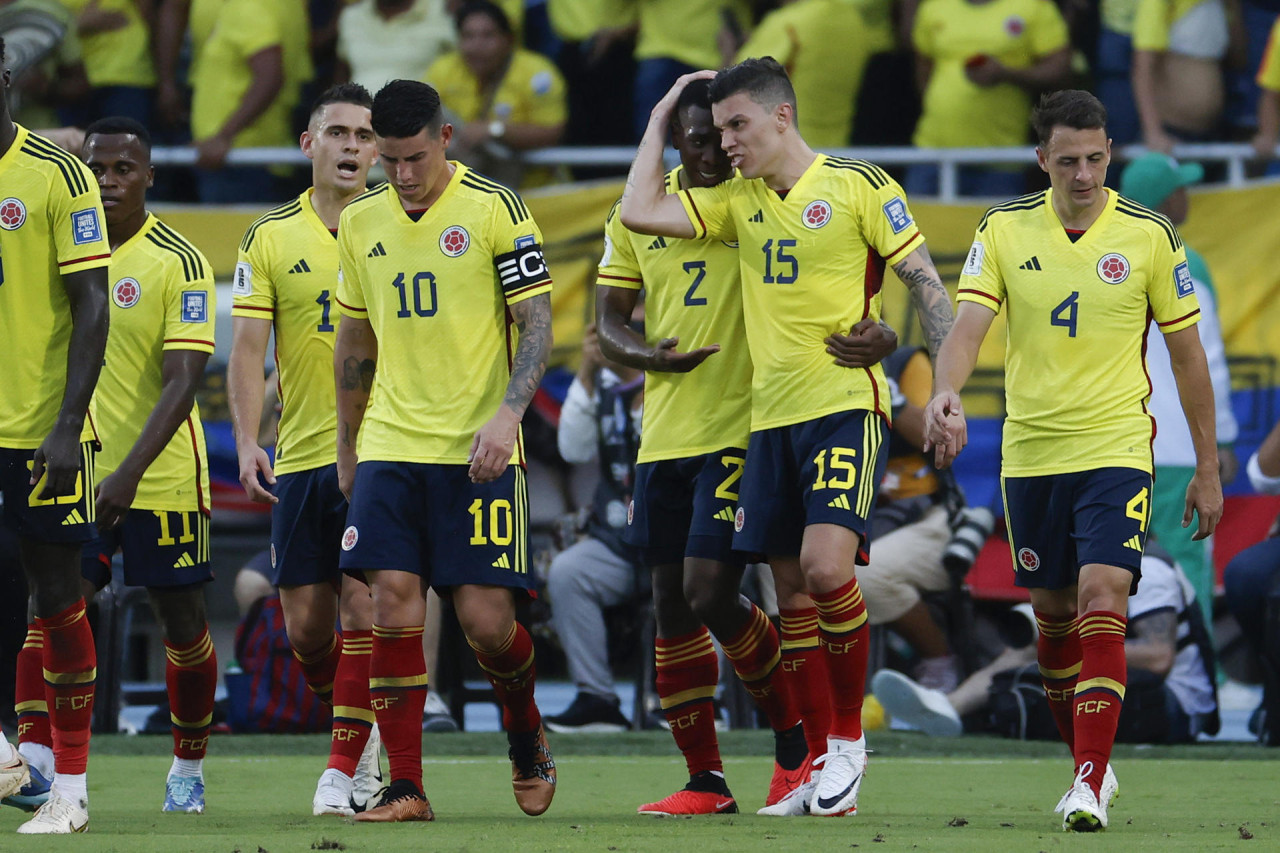 Colombia vs Uruguay, Eliminatorias. Foto: EFE