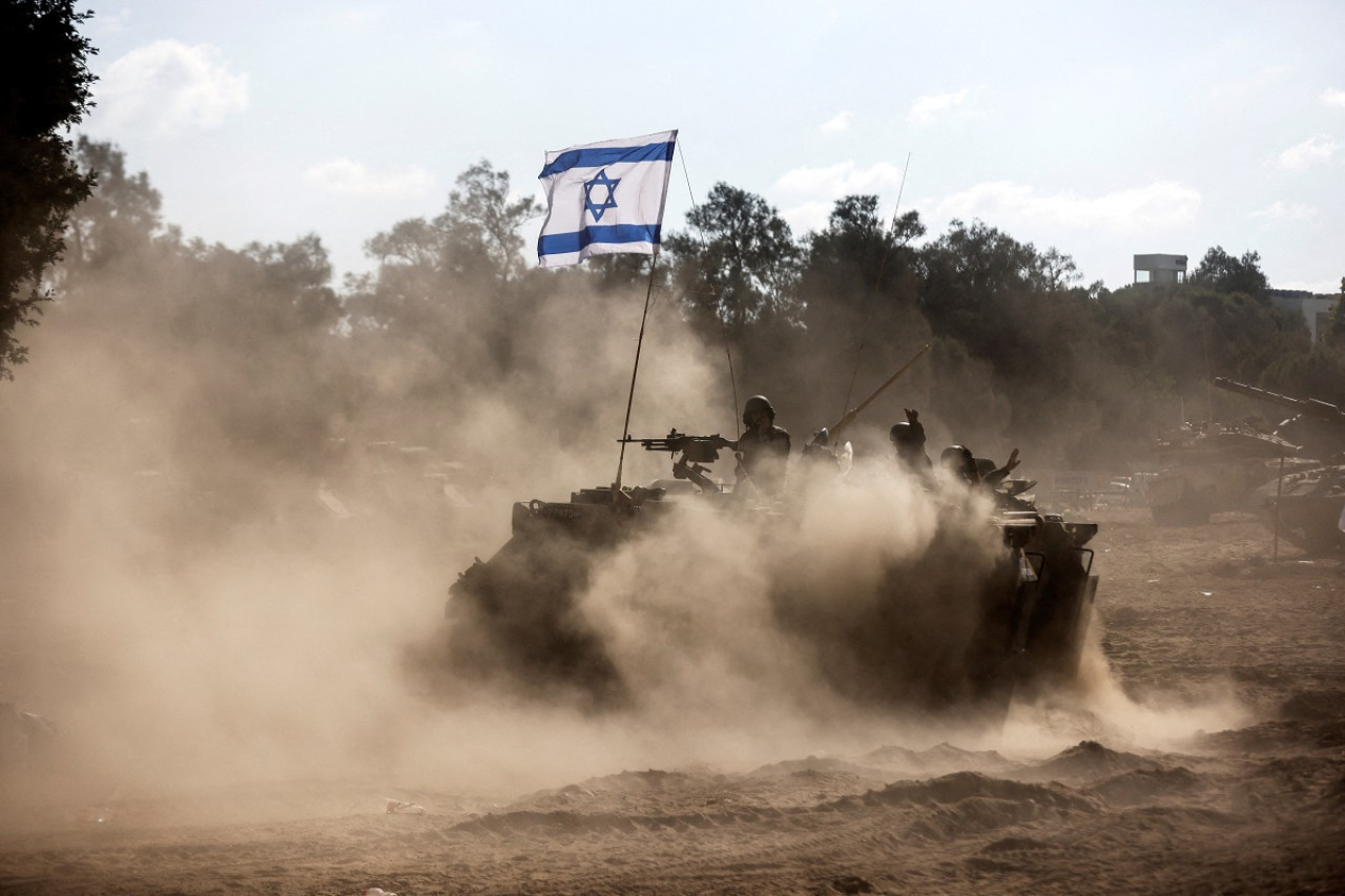 El Ejército de Israel en la Franja de Gaza. Foto: Reuters.