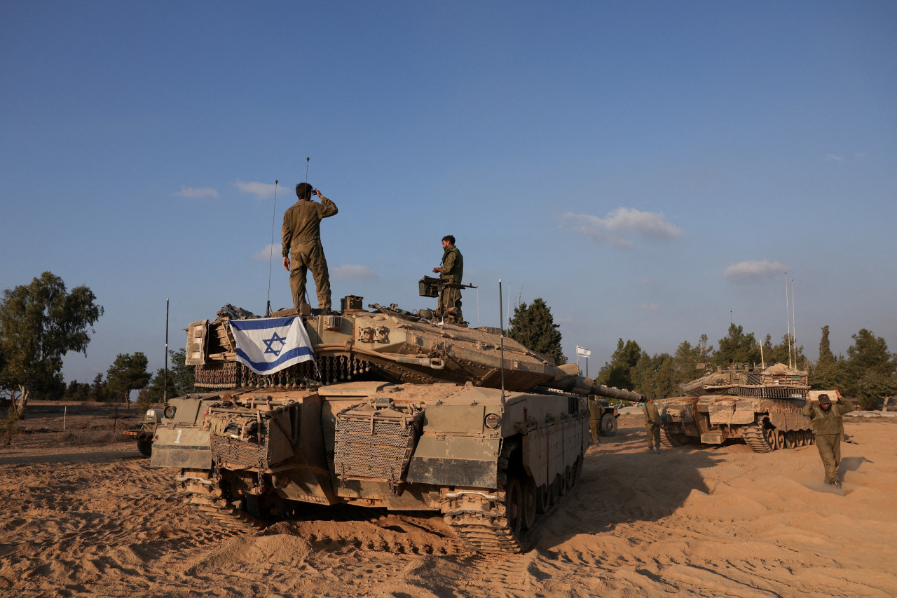 Ataque israelí en Franja de Gaza. Foto: Reuters.
