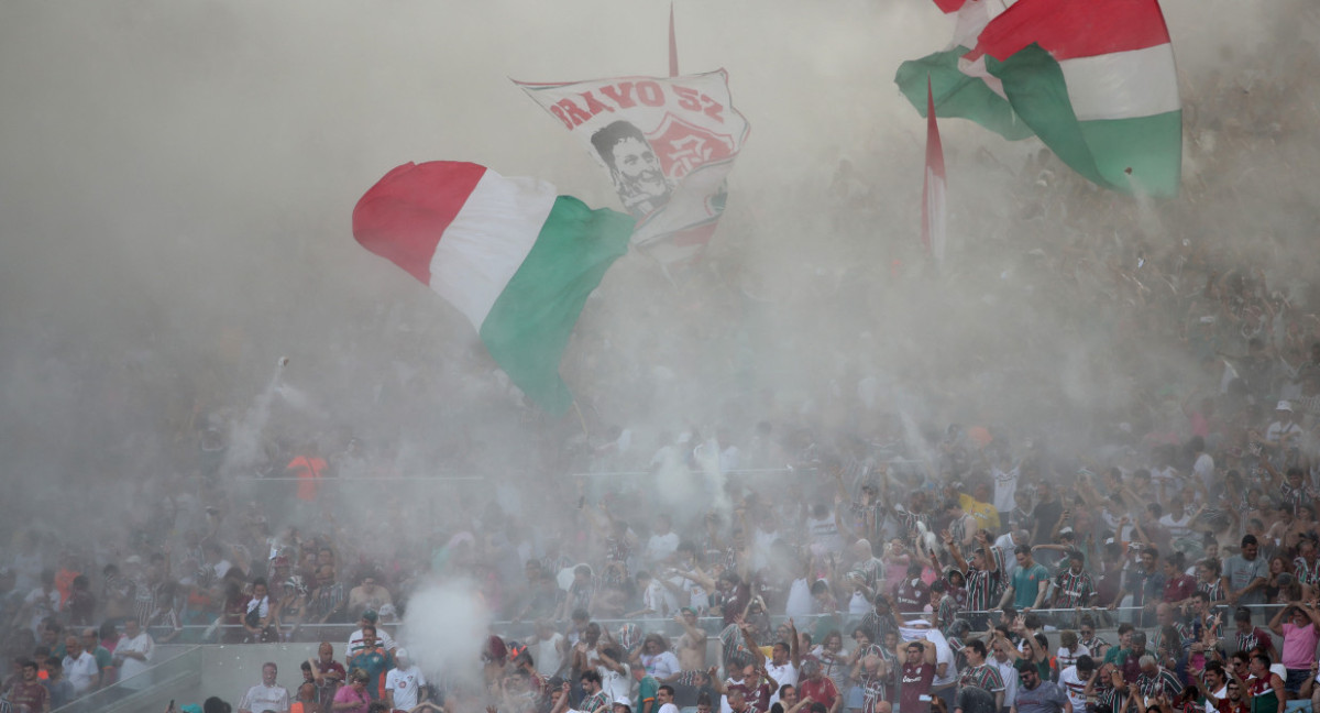 La hinchada de Fluminense recauda fondos para armar una fiesta en el Maracaná. Foto: Reuters.