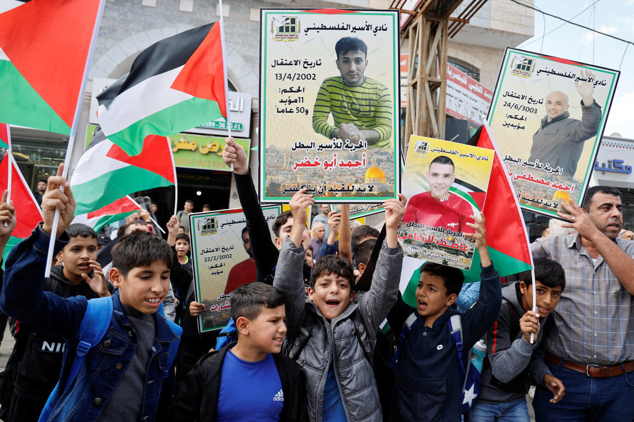 Movilizaciones en Gaza propalestinas. Foto: Reuters.