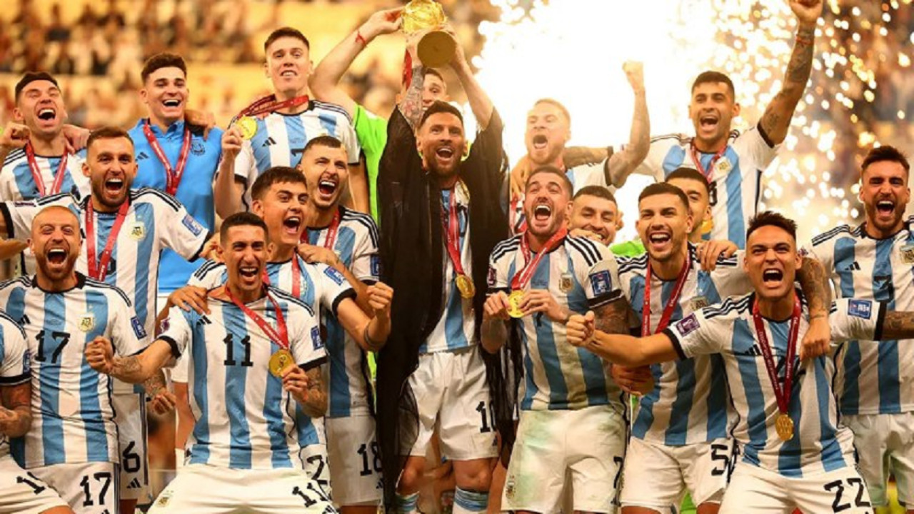 La Selección Argentina en Qatar. Foto: NA.