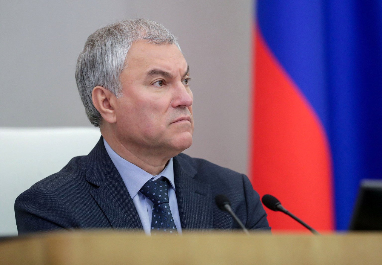 El presidente de Duma, Viacheslav Volodin. Foto: Reuters