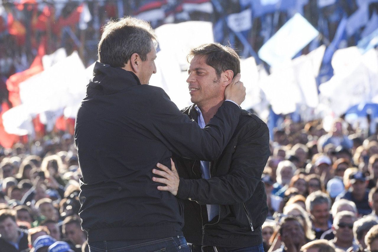 Sergio Massa y Axel Kicillof. Foto: prensa