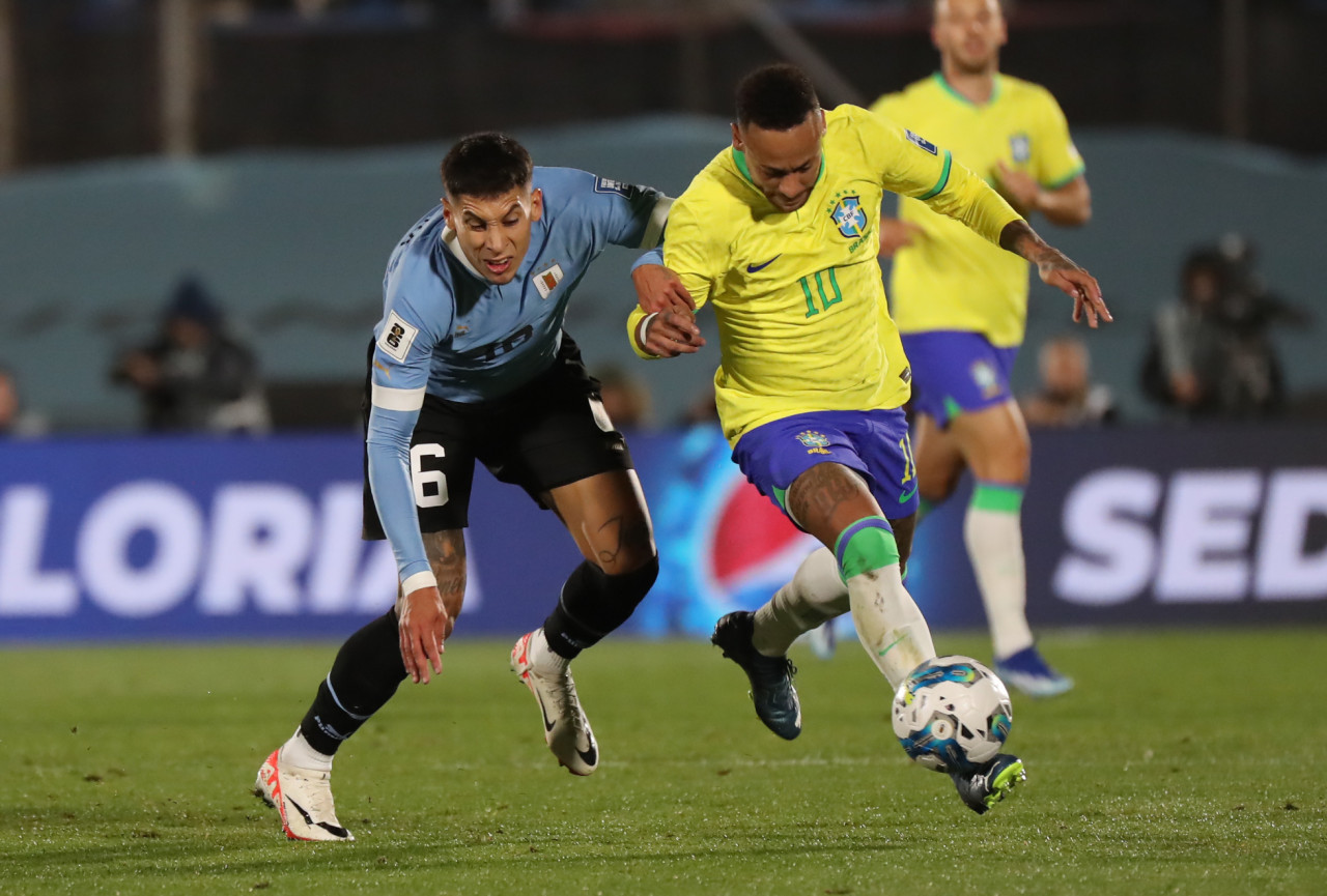 Cómo salio Uruguay vs Brasil por Eliminatorias 2026: goles