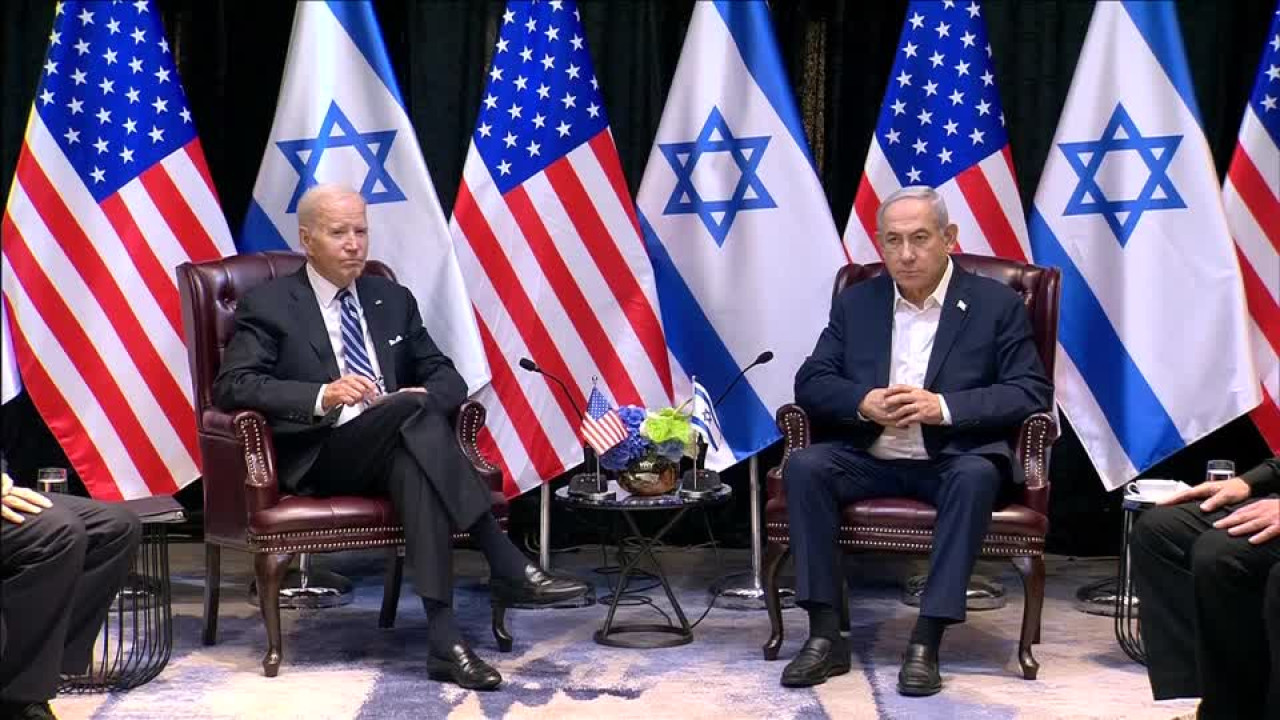 Biden y Netanyahu. Foto: Reuters.