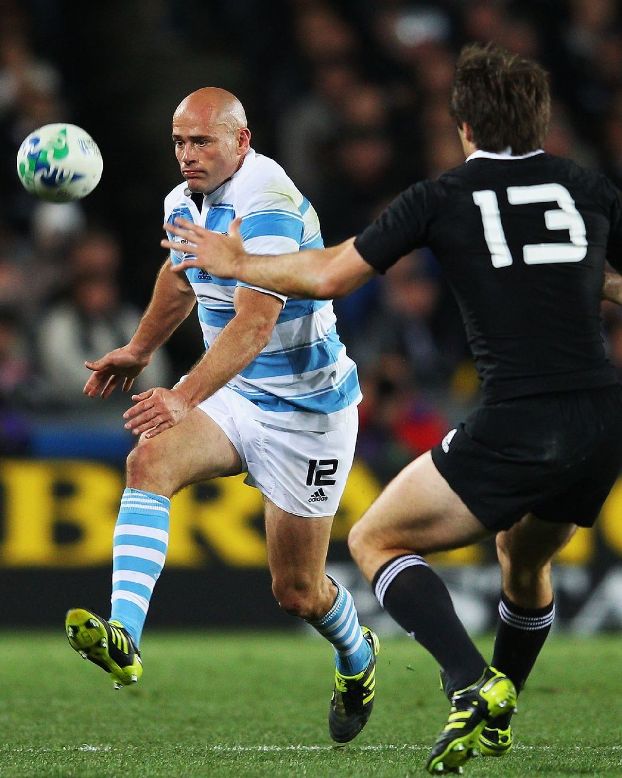 Los Pumas ante los All Blacks en el Mundial 2011. Foto: Instagram.