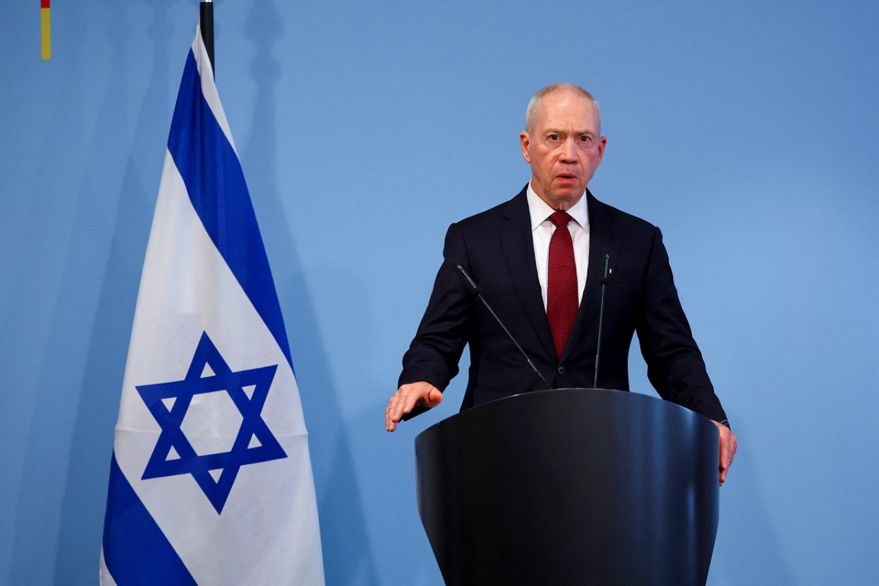 Yoav Gallant, ministro de Defensa de Israel. Foto: Reuters.