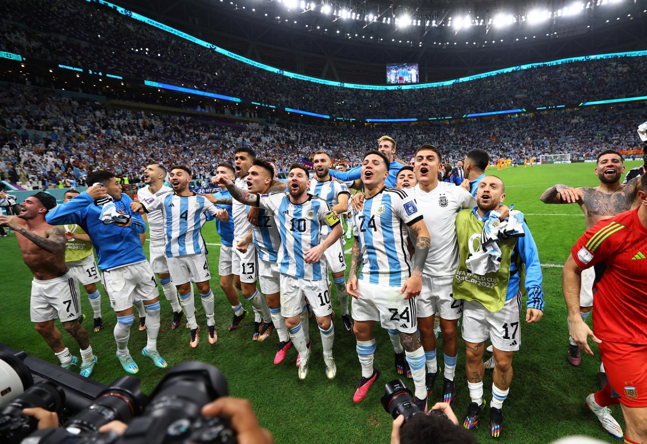 La Selección Argentina involucrada en el doping de "Papu" Gómez. Foto: NA.