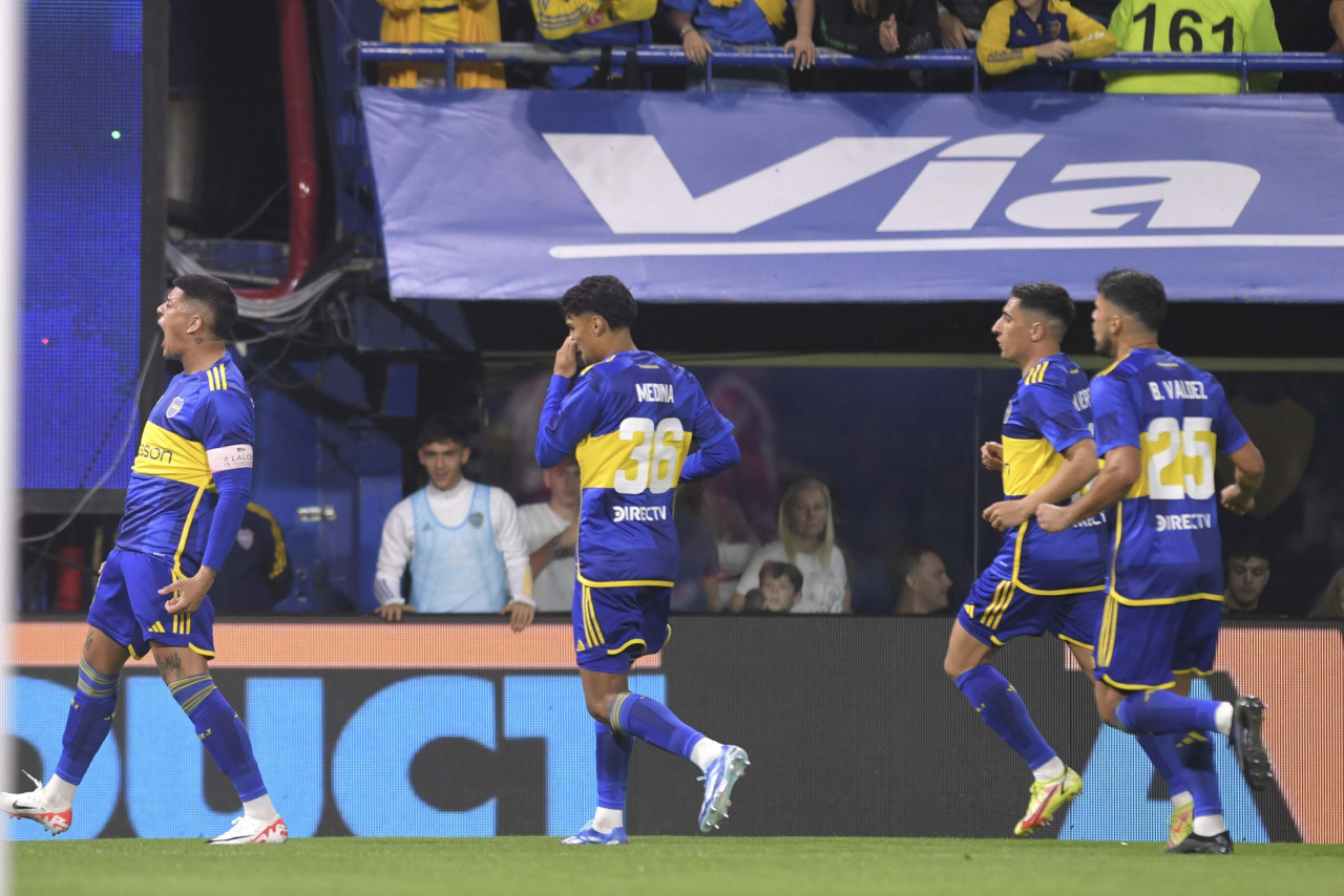 Marcos Rojo; Boca vs Unión. Foto: Télam.