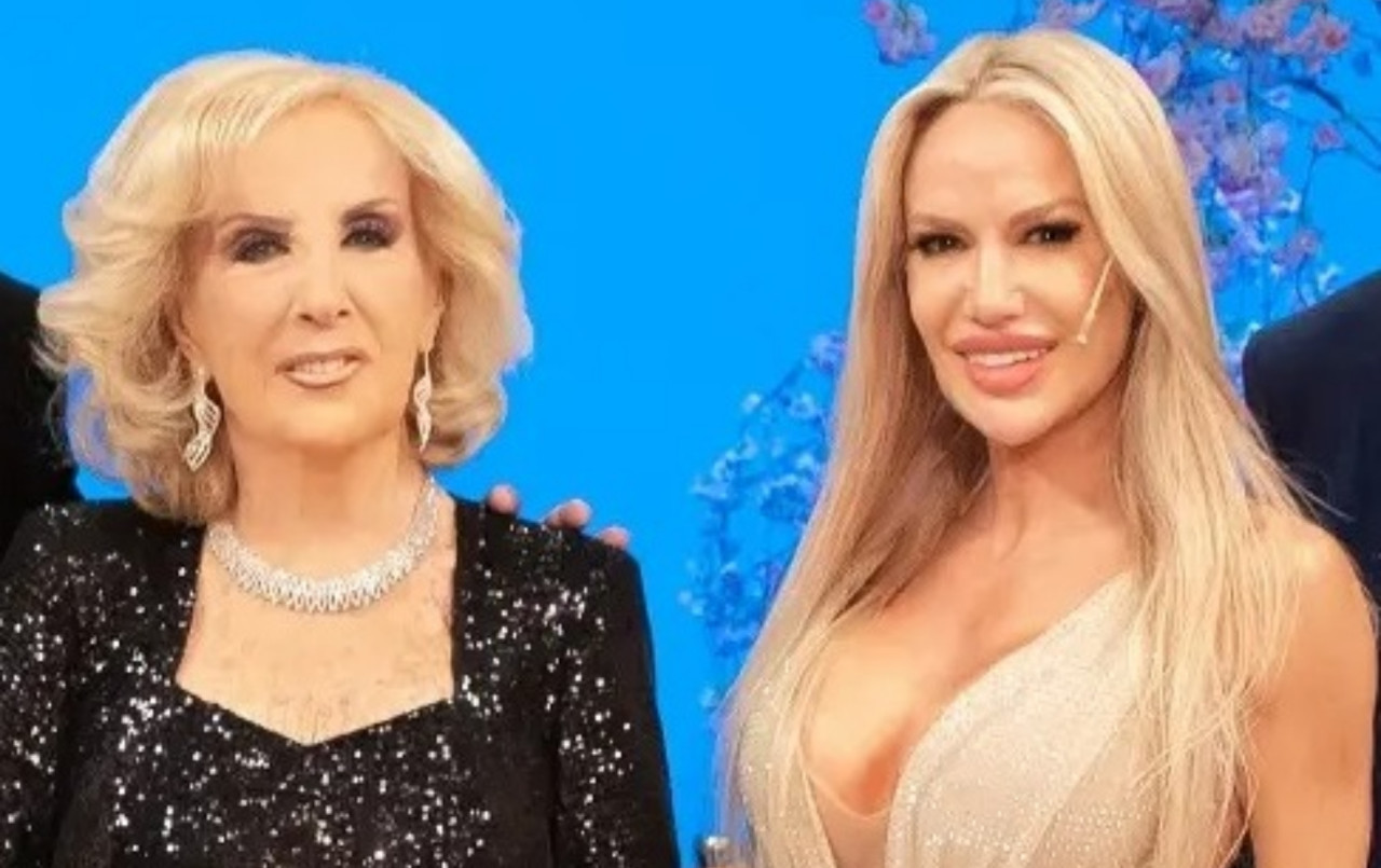 Mirtha Legrand y Luciana Salazar. Foto: Instagram/mirthalegrand.