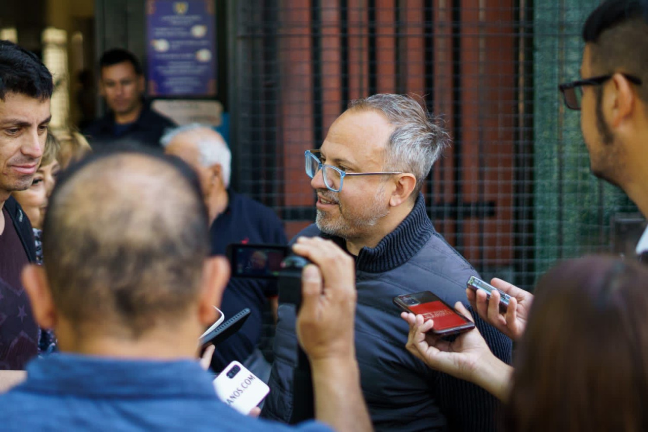 Valenzuela votó en Tres de Febrero.