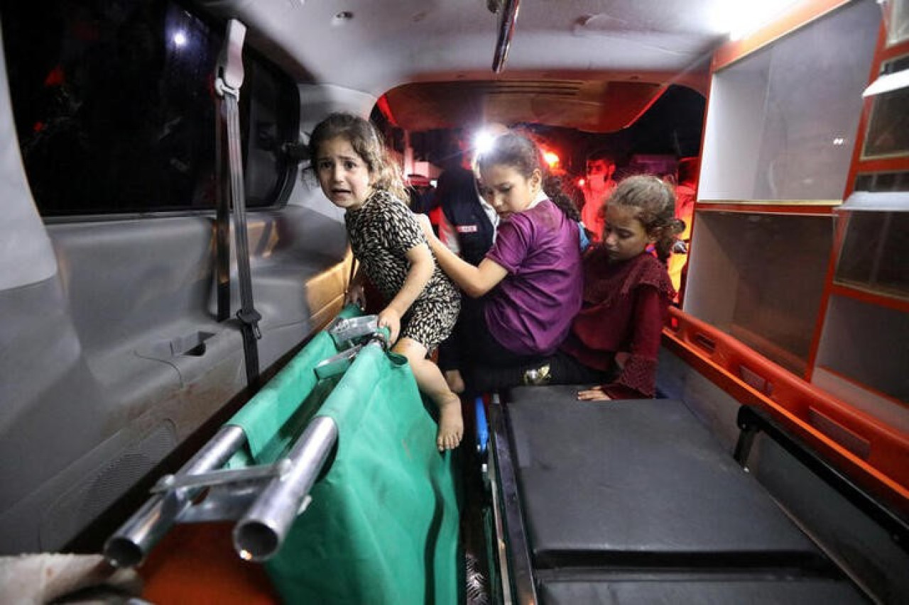 Los niños representan a  4.600 muertos registrados por el Ministerio de Salud de Gaza. Foto: Reuters.