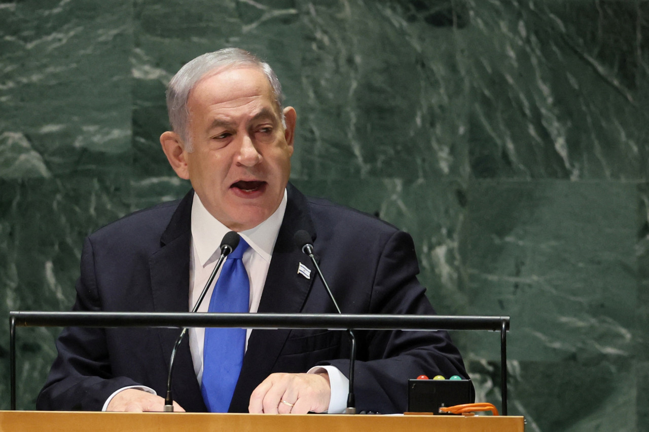 Benjamin Netanyahu, presidente de Israel. Foto: NA.