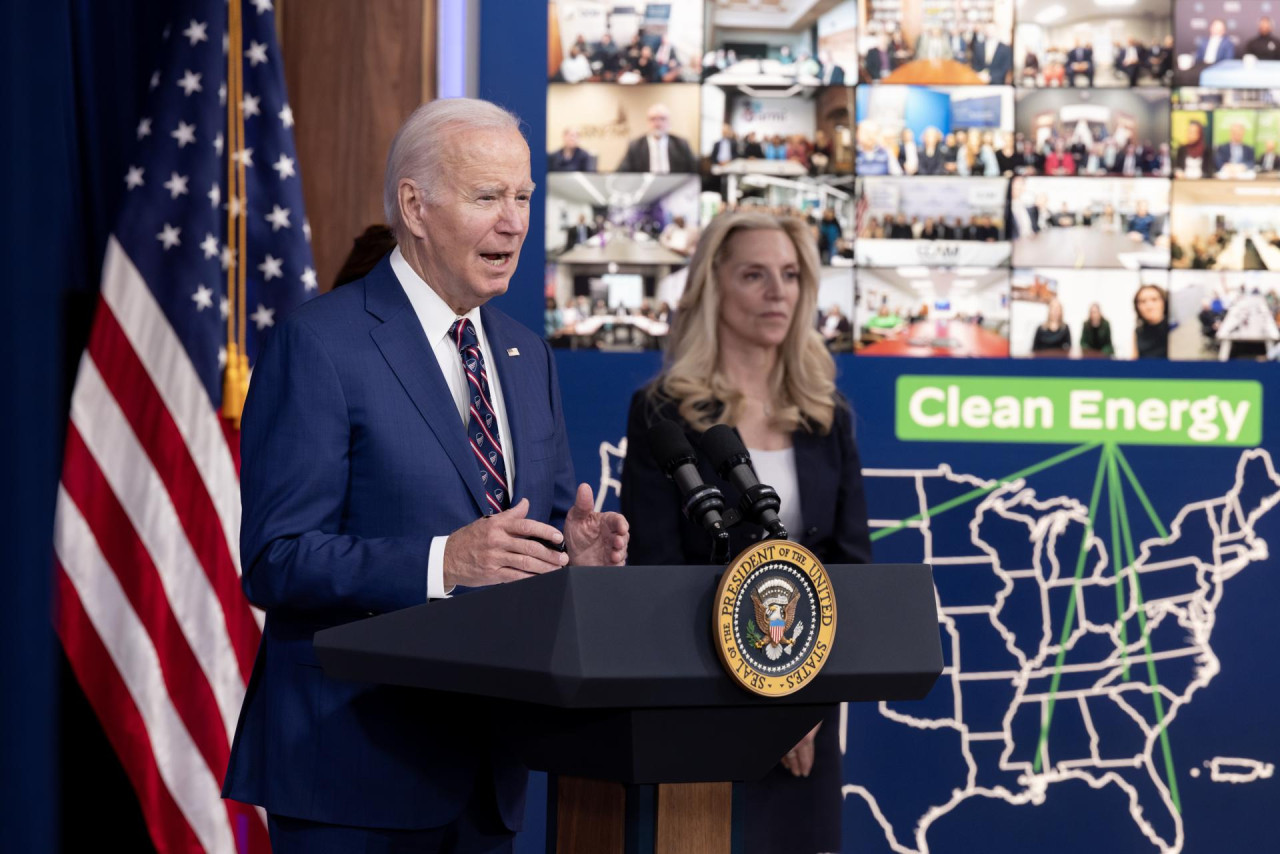 Joe Biden exigió la liberación de rehenes. Foto: EFE.