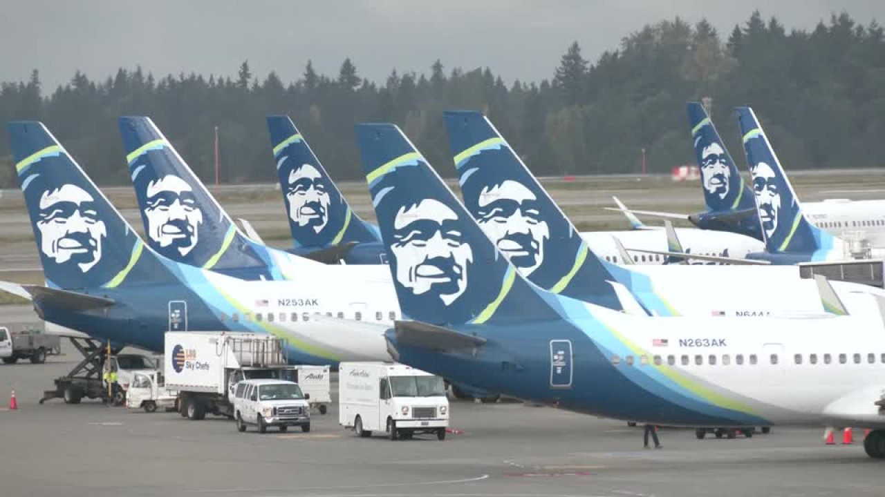 Avión de Alaskan Airlines. Foto: Reuters