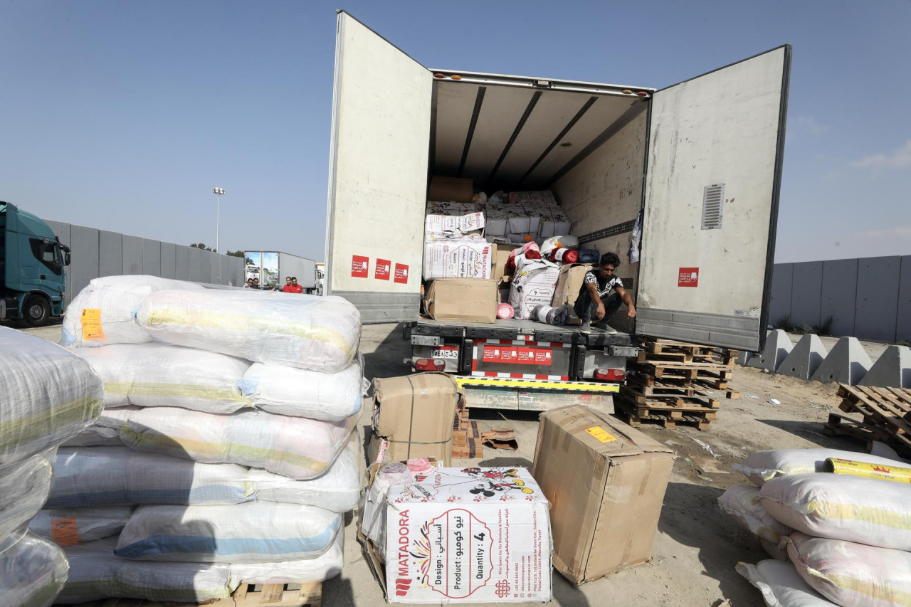 Paso de Rafah. Foto: EFE.