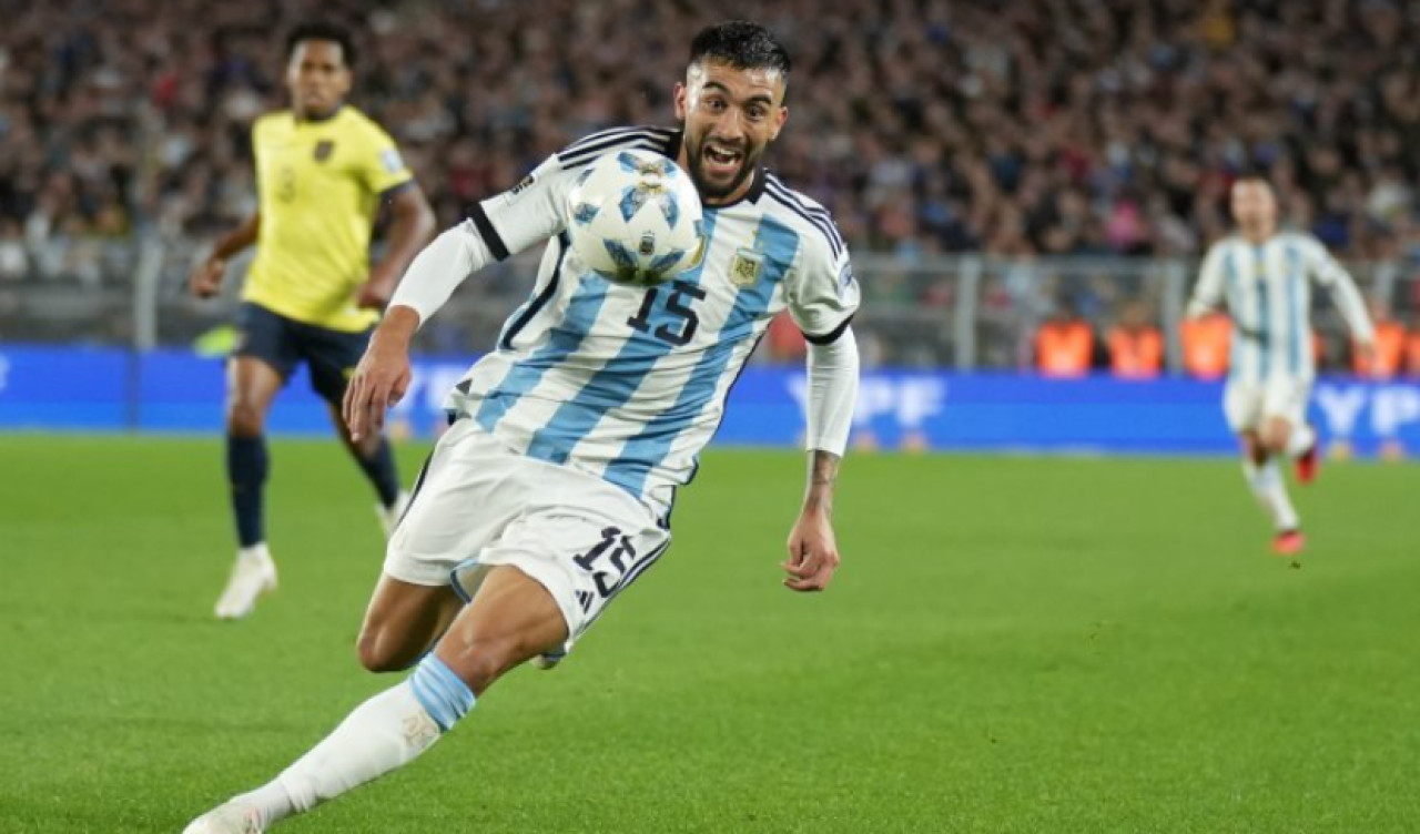 Nico González, Selección Argentina. Foto: NA