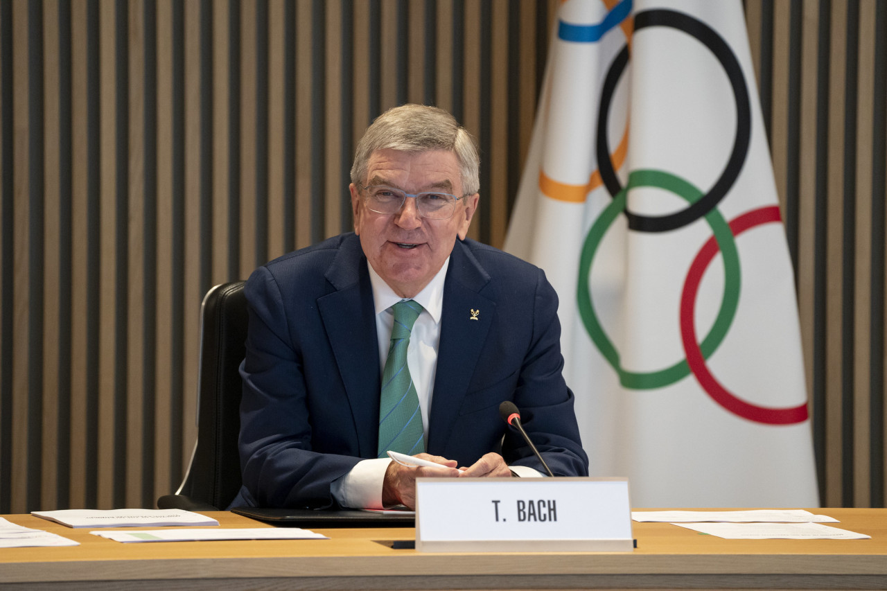 Presidente del Comité Olímpico, Thomas Bach. Foto: EFE
