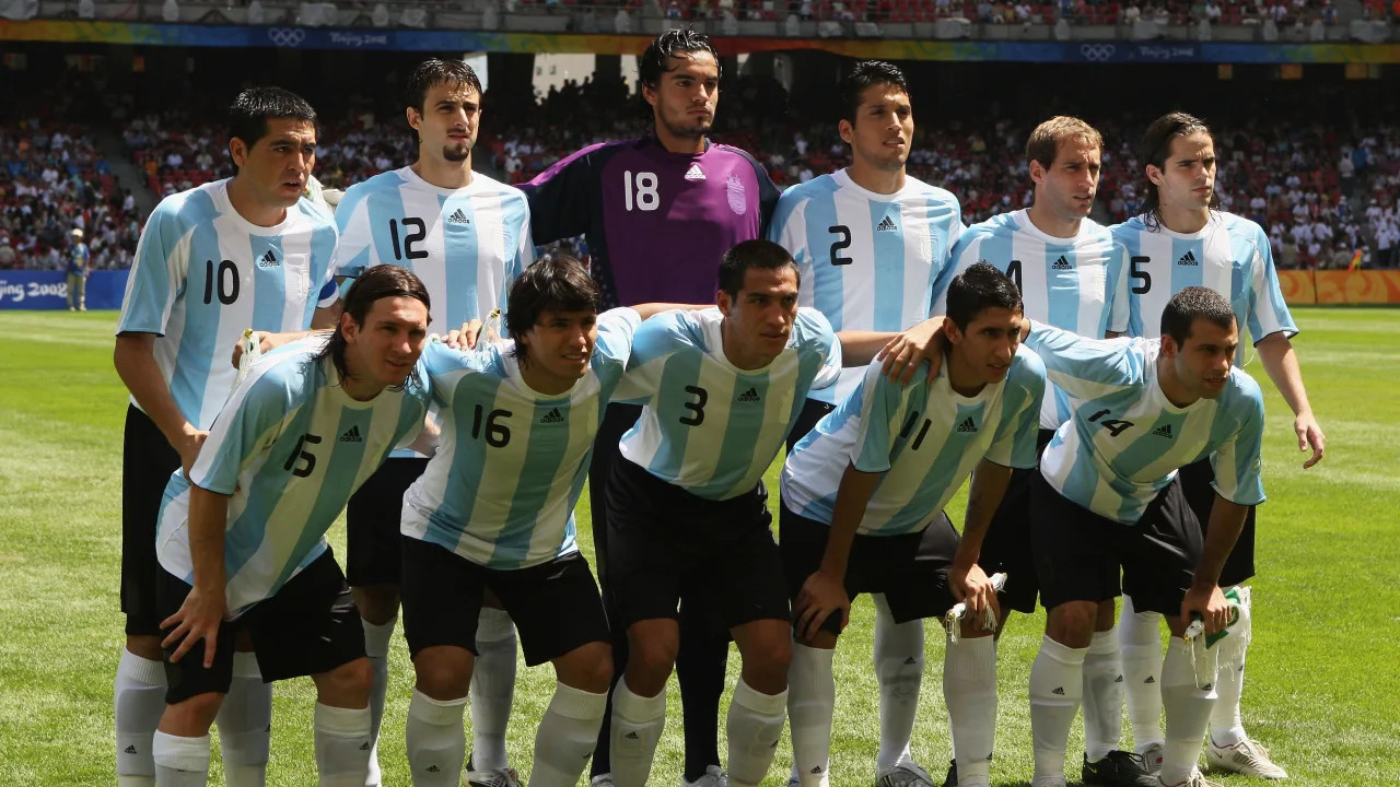 Selección Argentina en los Juegos Olímpicos 2008. Foto: EFE