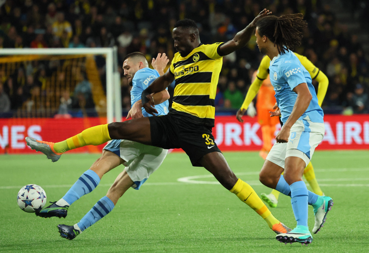 Champions League, Young Boys vs. Manchester City. Foto: REUTERS.