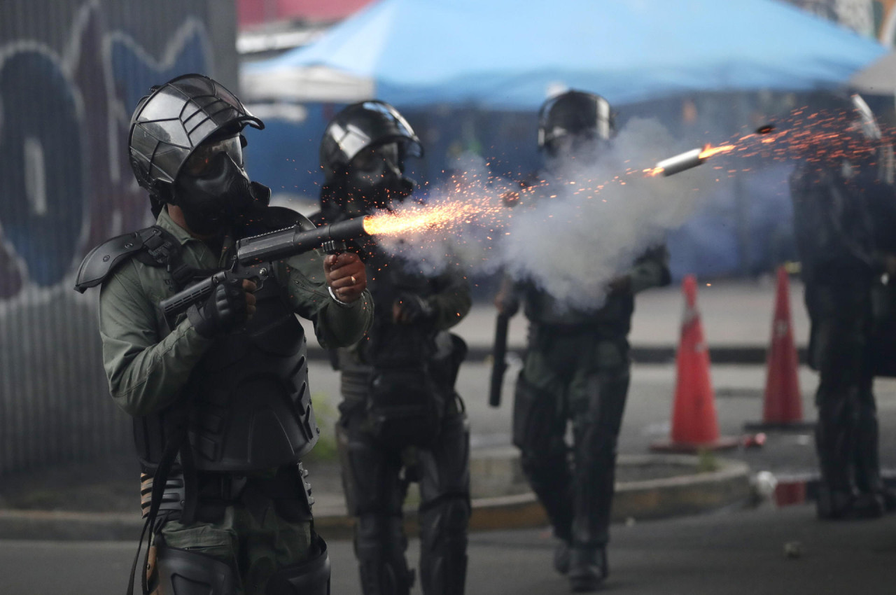 Protestas en Panamá. Foto: EFE.