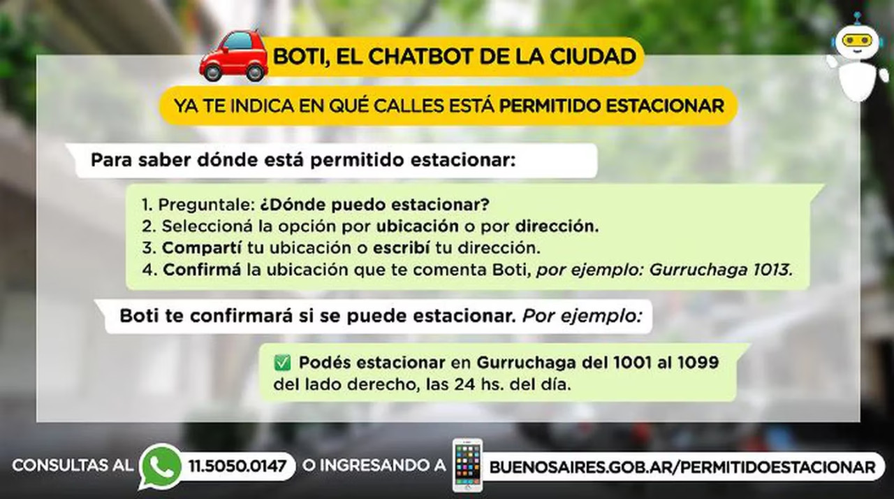 Boti, el chatbot de la Ciudad. Foto: Gobierno de la Ciudad.
