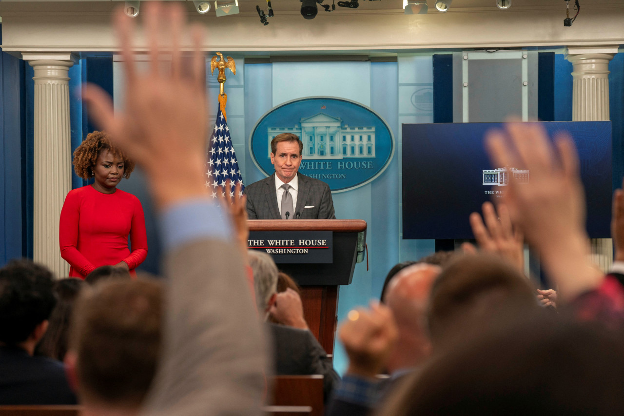 John Kirby, portavoz de la Casa Blanca. Foto: REUTERS.