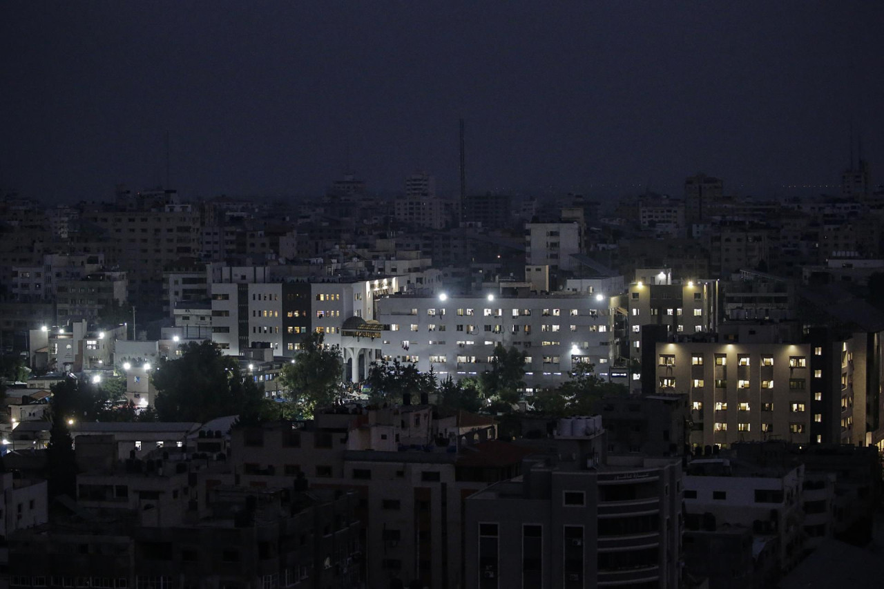 Hospital Shifa; Franja de Gaza. Foto: EFE.