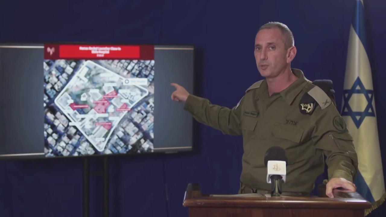 Daniel Hagari, portavoz de las Fuerzas de Defensa de Israel (FDI). Foto: Captura de video.