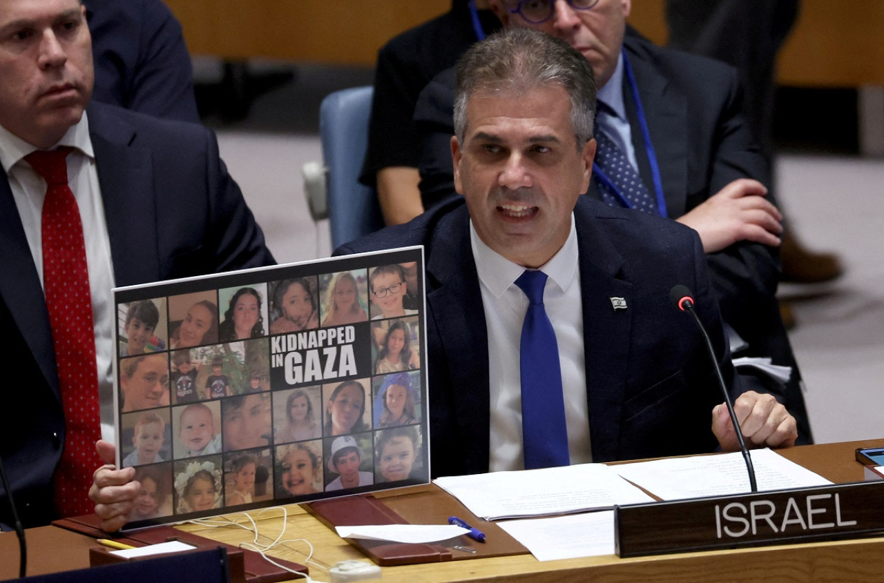 Eli Cohen, ministro de Exteriores de Israel. Foto: Reuters.