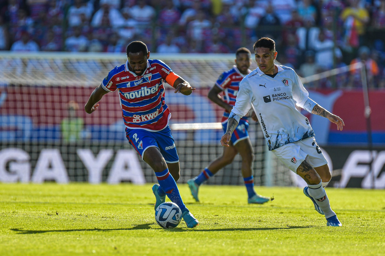 Fortaleza vs. Liga de Quito. Foto: X @sudamericana.