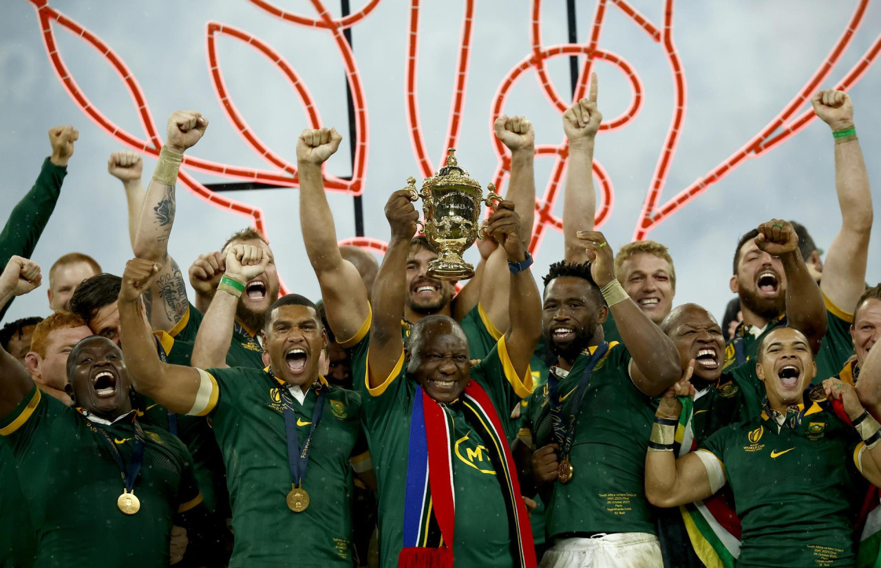 Sudáfrica campeón, Mundial de Rugby. Foto: EFE