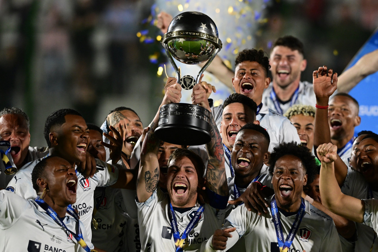 Liga de Quito campeón de la Copa Sudamericana 2023. Foto: X @Sudamericana.