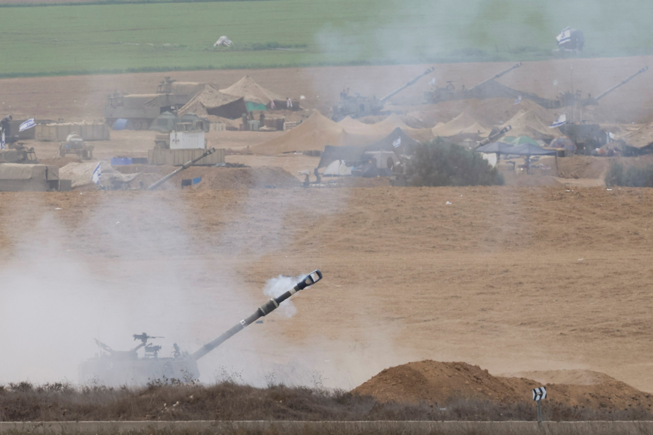 Bombardeo a Gaza. Foto: Reuters.
