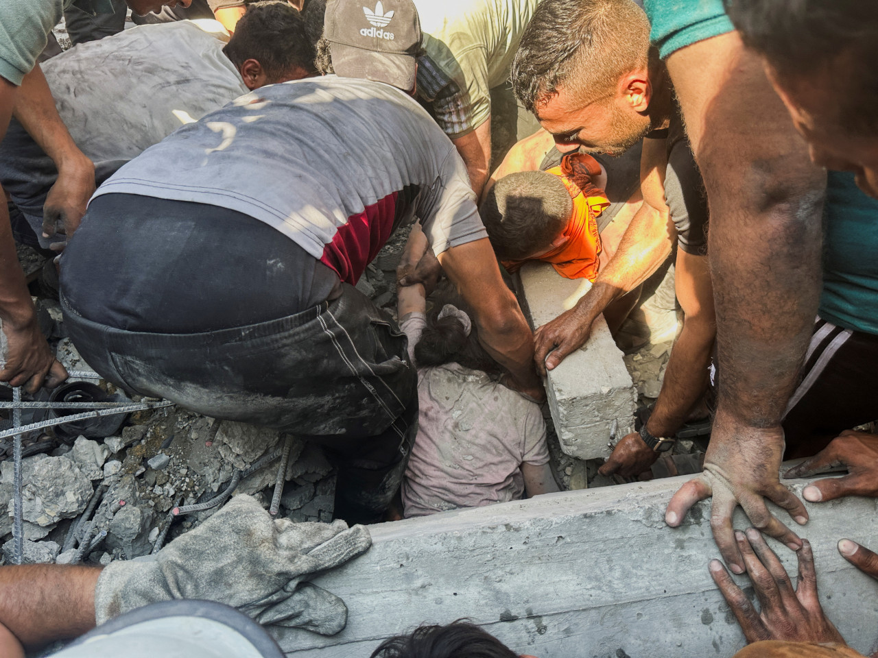 Bombardeo a Gaza. Foto: Reuters.