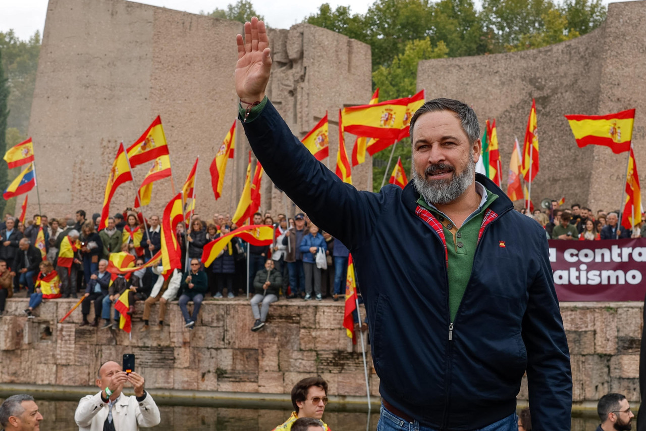 Santiago Abascal, líder de Vox. Foto: EFE.