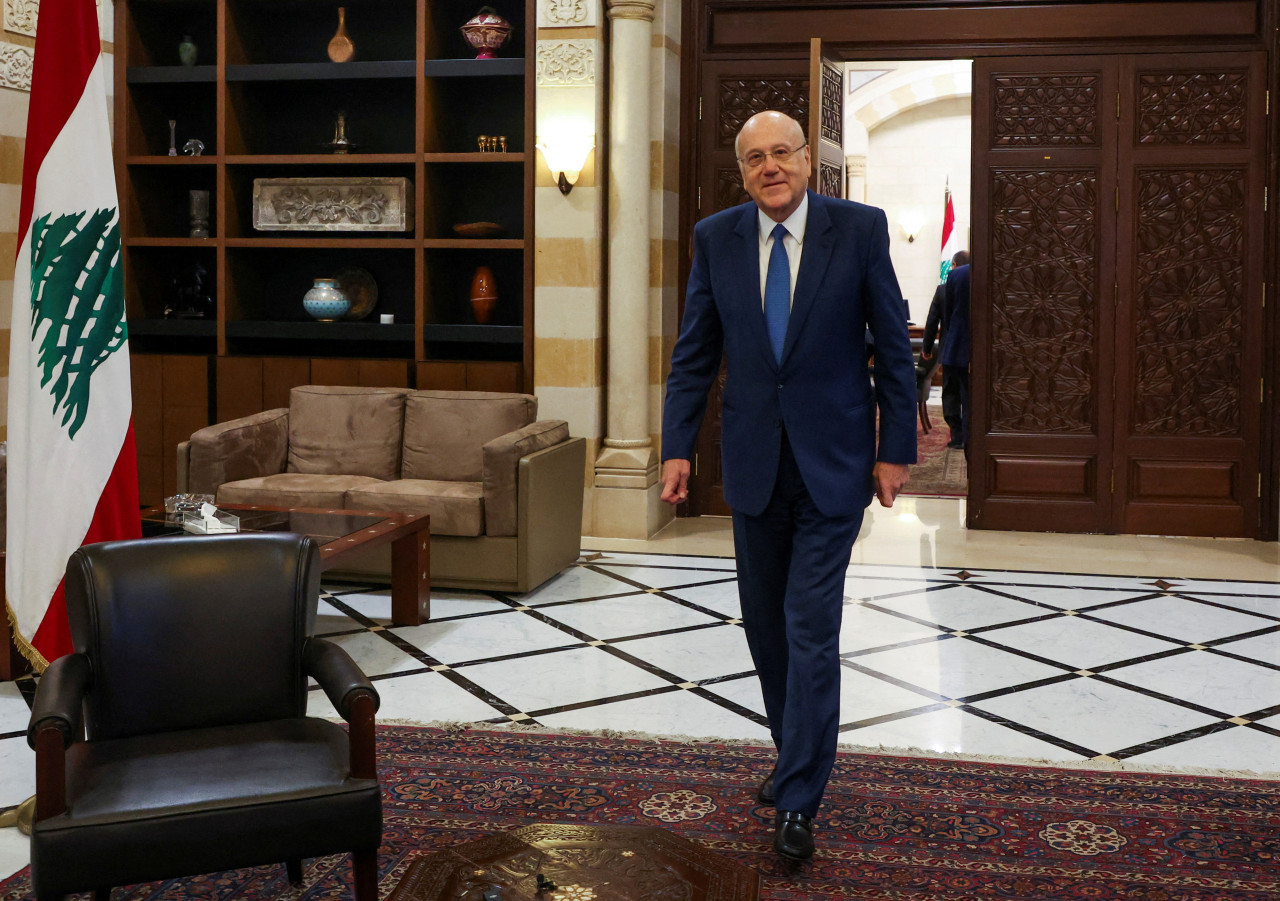 Mikati, primer ministro de El Líbano. Foto: EFE.
